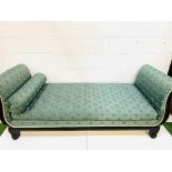 Mahogany framed Empire style daybed