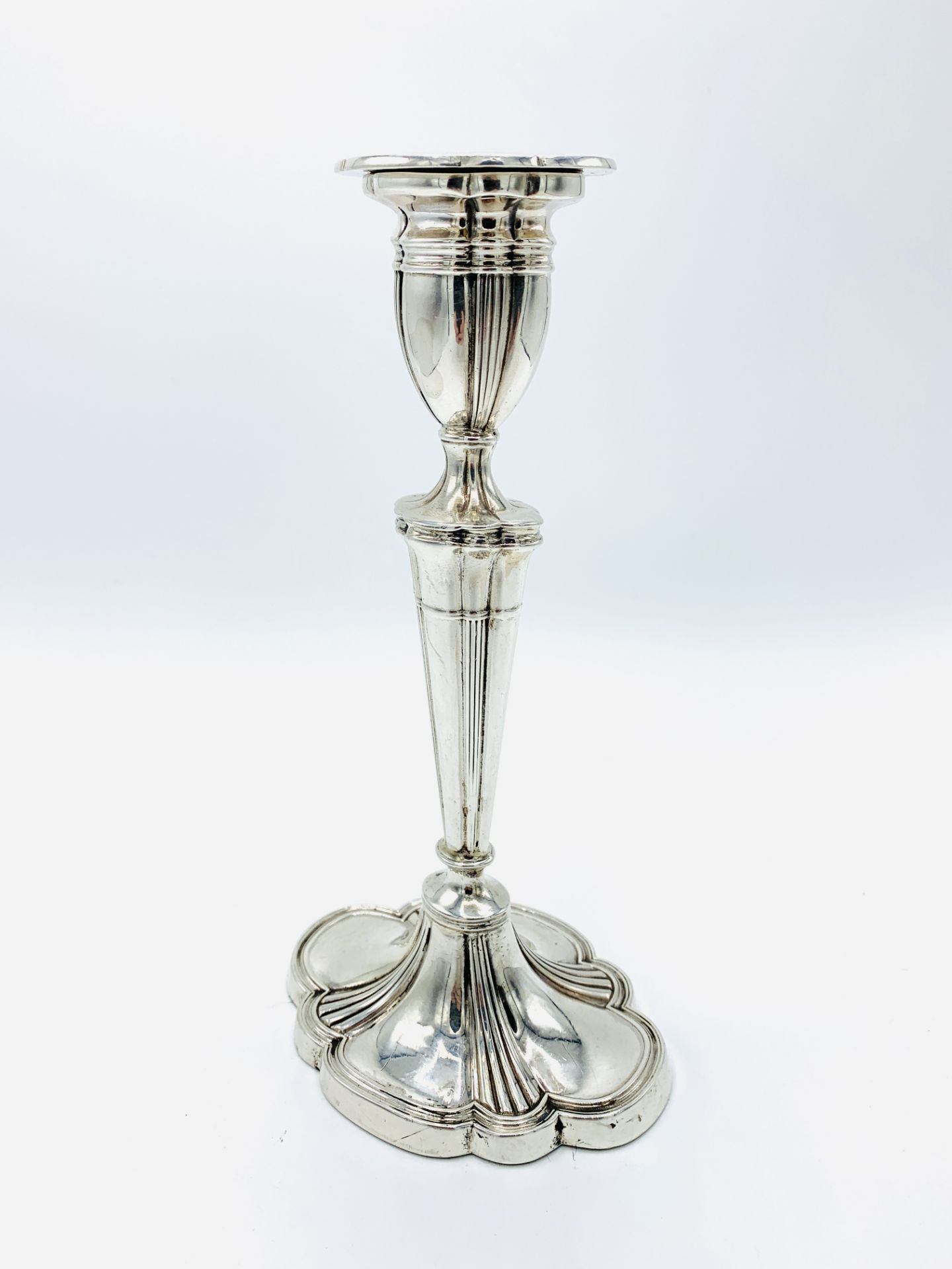 Sterling silver candlestick - Image 3 of 4