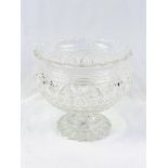 Georgian cut glass bowl.