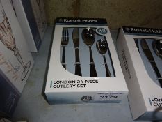 Russell Hobbs 24 piece cutlery set.