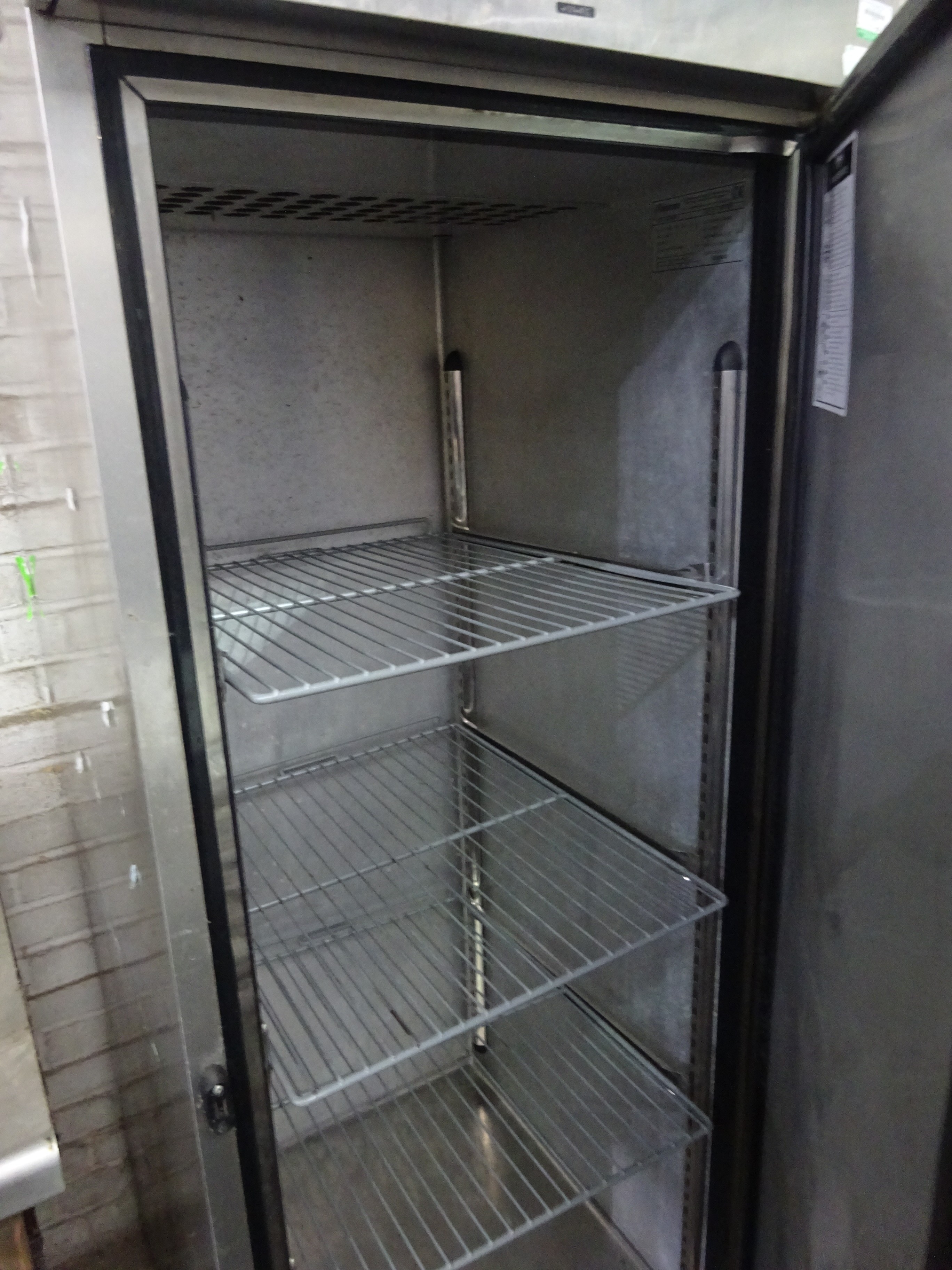 Fosters stainless steel single door upright fridge W: 70cms, D: 80cms, H: 209cms - Image 3 of 3