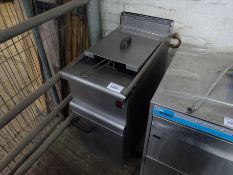 Falcon single tank gas fryer.