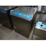 Proton single phase under counter commercial dishwasher,