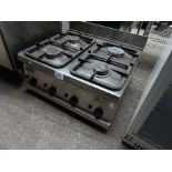 Zanussi four ring gas hob.