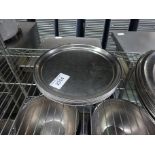 11 no Stainless steel serving trays