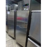 Blizzard freeze Stainless steel single door upright fridge, year 2016,