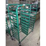 20 tier tray trolley.