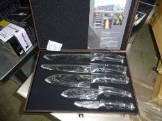 Five piece knife set