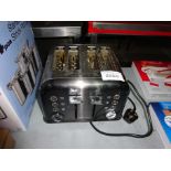 Morphy Richards four slice toaster, 240V.