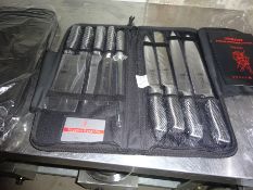 Samurai knife set 9 pieces.