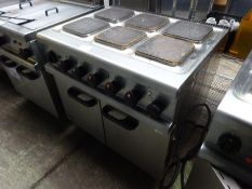 Lincat 6 burner electric cooker 415v W: 90cms, D: 75cms, H: 92cms