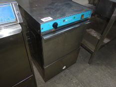 Aquatic single phase commercial glasswasher, model AQU G 40 DP,