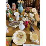 Quantity of decorative china including Bunnykins.