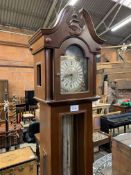 ECS Westminster mahogany case longcase clock