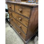 Chest of two over three graduated drawers