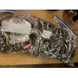 Three bags of costume jewellery