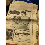 Large quantity of souvenir newspapers