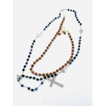 Rosary and prayer beads.
