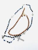 Rosary and prayer beads.