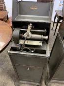 Edison phonograph dictating machine 'Ediphone' with metal case. This item carries VAT.