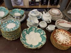 Royal Crown Derby plates and other table ware