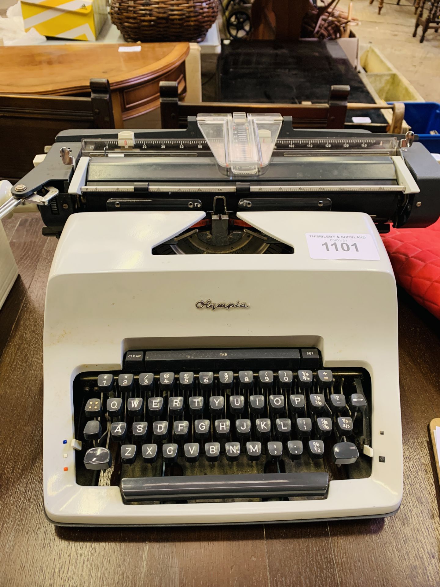 Olympia Typewriter, made in West Germany