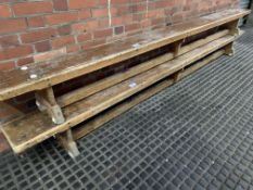 Gymnasium bench. This item carries VAT.