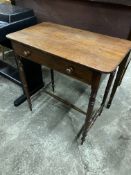 Mahogany small occasional table