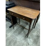 Mahogany small occasional table