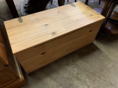 Pine toy chest