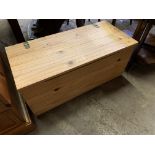 Pine toy chest