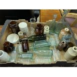 Thirty Victorian and Edwardian bottles.