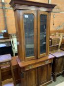 Mahogany bookcase