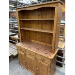 Pine dresser. This item carries VAT.