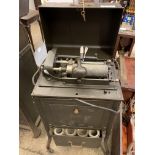 Edison phonograph dictating machine 'Ediphone' with metal case. This item carries VAT.