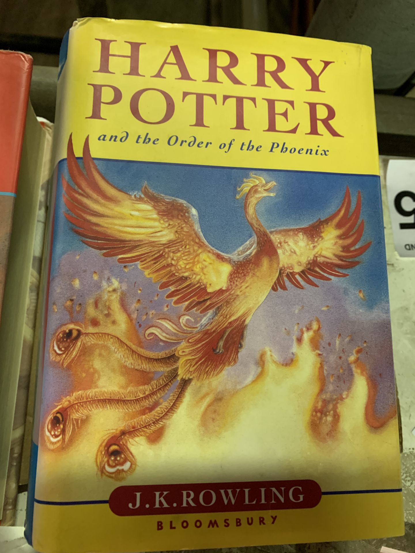 Harry Potter and the Order of the Phoenix, by J K Rowling, First Edition, hard back with dust jacket