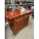 Hardwood sideboard.