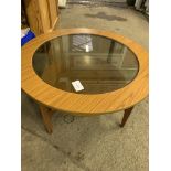 Retro style circular coffee table