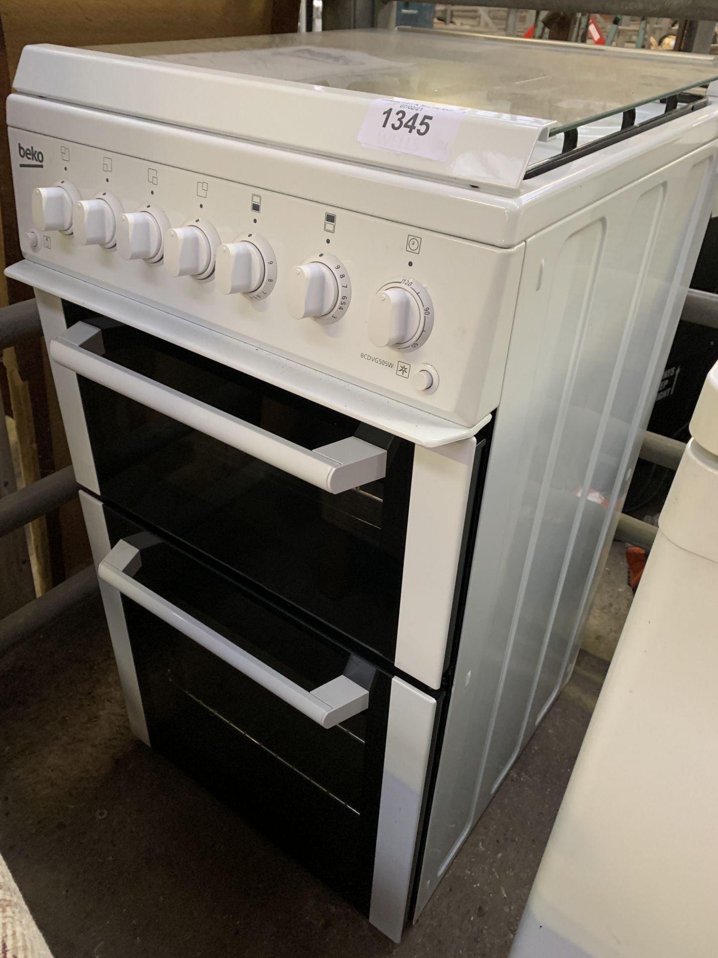 Beko BCDVG505W electric cooker with double oven