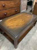 Mahogany coffee table