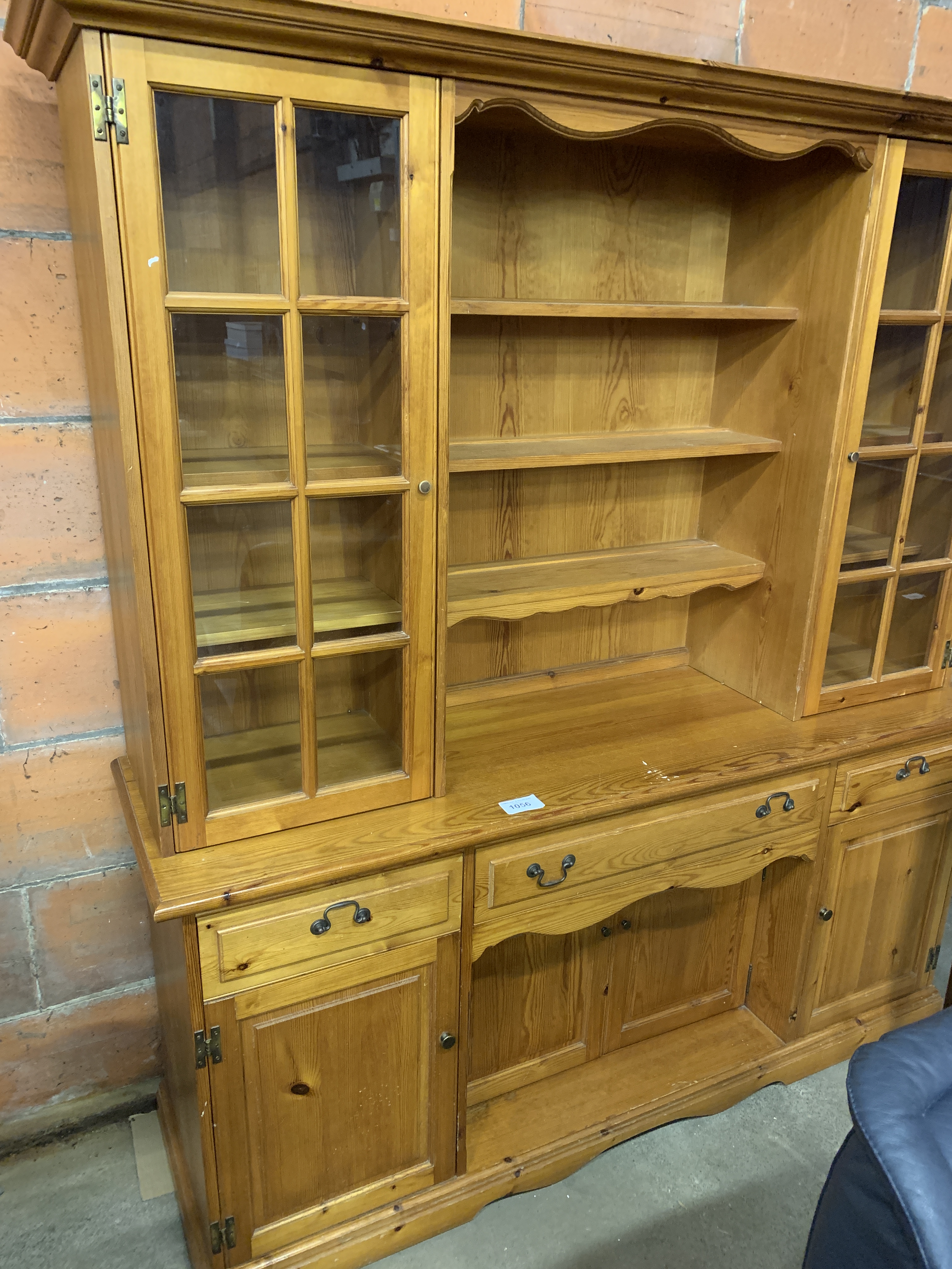 Large pine dresser - Image 2 of 6