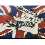 Sex Pistols framed art work