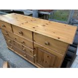 'Axel' pine multi drawer chest