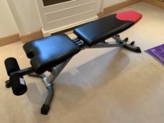 Bowflex adjustable weights bench