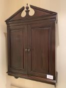 Mahogany wall cabinet