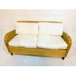 Cane two seat sofa complete