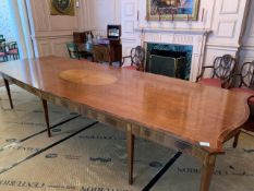 Long Georgian style dining table