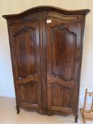 French style mahogany wardrobe