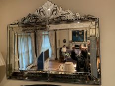 Large Venetian style mirror
