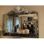 Large Venetian style mirror